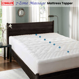 Ramesses 1200GSM 7-Zone Massage Mattress Topper King - Front View