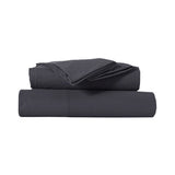 Charcoal Comfort Micro Flannel Sheet Set with 40 cm Wall for Single Bed