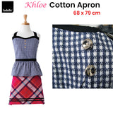 Ladelle Khloe Cotton Apron 68 x 79 cm - Front View