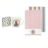 Ladelle World's Greatest Teacher Mug & Coaster & Tea Towels