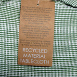 Ladelle Green Eco Cotton Rich Tablecloth 150 x 225 cm - Side View