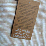 Ladelle Beige Eco Cotton Rich Tablecloth 150 x 265 cm - Side View