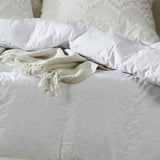 Logan and Mason 350GSM Hypoallergenic Microfiber Quilt with Cotton Cover - Double Size - Side View