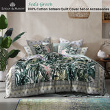 Logan and Mason 250TC Seda Multi Cotton Sateen Quilt Cover Set King - Front View