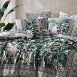 Logan and Mason 250TC Seda Multi Cotton Sateen Quilt Cover Set King - Side View