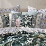 Logan and Mason 250TC Seda Multi Cotton Sateen Quilt Cover Set King - 45-Degree Angle