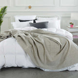 Alastairs Australian Merino Wool Blanket Steel Grey - King