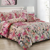 Evaline Floral Velvet Quilt Cover Set for Queen Beds by Georges Fine Linens