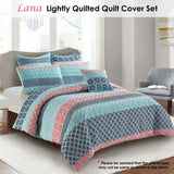 Georges Fine Linens Lana Quilt Cover Set - Double - Front View
