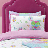 Jiggle & Giggle Owl Song Quilt Cover Set Queen - Front View
