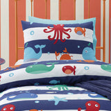 Jiggle & Giggle Sea Creature Quilt Cover Set Double - Front View