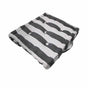 Rans Boxed Stripe Chair Cushion Pad 40 x 40 + 7 cm Black