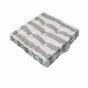 Rans Boxed Stripe Chair Cushion Pad 40 x 40 + 7 cm Grey