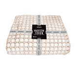 Rans Madison Plush Throw - Linen