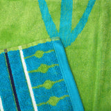 Rans Premium Cotton Jacquard Beach Towel Surfing - Front View