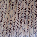 Rapee Set of 2 Bamboo Table Placemats 33 x 46 cm Cloud Chocolate - Front View