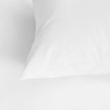 Minikins Junior Cotton Combo Fitted Sheet Set White Single - Side View