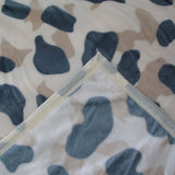 Animal Pattern Soft Flannel Plush Queen Size Blanket 220 x 240cm Jaguar - Side View