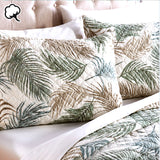 100% Cotton Lightly Quilted Coverlet Set Aurora Queen - Side View