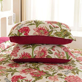 100% Cotton Lightly Quilted Coverlet Set Brooke Queen 230 x 250 cm - Front View