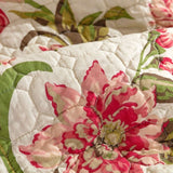 100% Cotton Lightly Quilted Coverlet Set Brooke Queen 230 x 250 cm - Side View