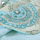 100% Cotton Lightly Quilted Coverlet Set Suzani Queen