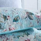 100% Cotton Lightly Quilted Coverlet Set Tioman Queen 230 x 250 cm - Front View