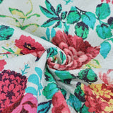 100% Cotton Lightly Quilted Coverlet Set Tongan Queen 230 x 250 cm - Front View