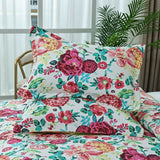 100% Cotton Lightly Quilted Coverlet Set Tongan Queen 230 x 250 cm - Side View