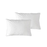 At Home Homewares Pack of 2 Standard Machine Washable Feather Pillows 45 x 70 +13 cm