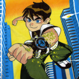 Ben 10 Hero Printed Polar Fleece Throw Rug 130 x 160 cm - Side View