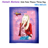 Hannah Montana Printed Polar Fleece Throw Rug 130 x 160 cm - Front View