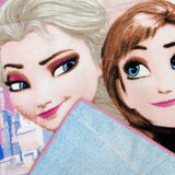 Bloomington Frozen Elsa & Anna Kids Cartoon Printed Microfiber Beach Towel 70 x 137 cm - Side View