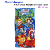 Bloomington Marvel Avengers Kids Cartoon Printed Microfiber Beach Towel 70 x 137 cm - Front View