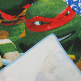Bloomington Ninja Turtles Kids Cartoon Printed Microfiber Beach Towel 70 x 137 cm - Side View