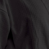 Jason 240GSM Waffle Polyester Cotton Kimono Ebony - Front View