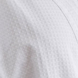 Jason 240GSM Waffle Polyester Cotton Kimono White - Front View