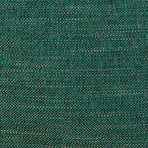 Jason linen look teal bed runner for Double/Queen bed, 225 x 60 cm, 1cm tailored edge