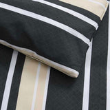 Jason Brighton Charcoal Quilt Cover Set King - Top-Down View