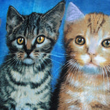 Curious Kittens Cotton Beach Towel - Side View