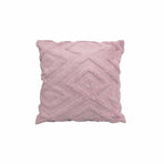 Diamond Texture Filled Cushion Square - 45cm x 45cm Dusty Pink