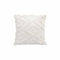 Diamond Texture Filled Cushion Square - 45cm x 45cm Ivory