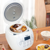 Kylin Electric Ceramic Pot 3 Cup Mini Rice Cooker 1.2L AU-K1012 - 45-Degree Angle