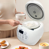 Kylin Electric Ceramic Pot 3 Cup Mini Rice Cooker 1.2L AU-K1012 - Rear View