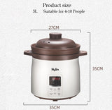 Kylin Electric Purple Clay Pot Slow Cooker 5L - K2021 - Extra Image