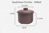 Kylin Electric Purple Clay Pot Slow Cooker 5L - K2021 - Extra Image