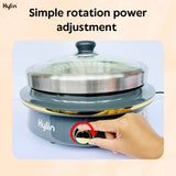 Kylin Electric 1500W Hotpot with Stainless Steel Inner Pot 4L AU-K2011 - Side View
