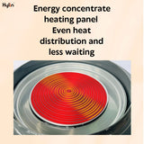 Kylin Electric 1500W Hotpot with Stainless Steel Inner Pot 4L AU-K2011 - Close-Up Angle