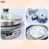 Kylin Electric 1500W Hotpot with Stainless Steel Inner Pot 4L AU-K2011 - Low Angle