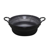 Takumi Japan Iron Tempura Deep Fry Pot Induction Compatible 24cm - Front View